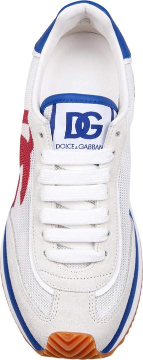 Produktbild Dolce & Gabbana cushion sneakers in mixed materials white and red color (45)