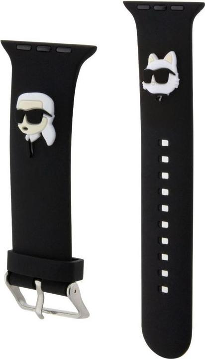 Immagine prodotto Karl Lagerfeld Pasek KLAWMSLKCNK Apple Watch 38/40/41 mm cinturino in gomma 3D 3D Karl&Choupette (Silicone)