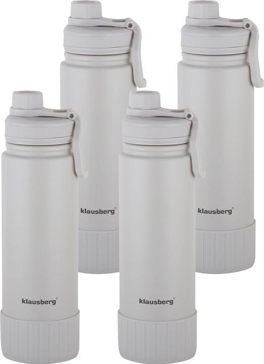 Produktbild Klausberg 4er-Set Doppelwandiger Thermobecher, 720ml, beige (0.72 l)