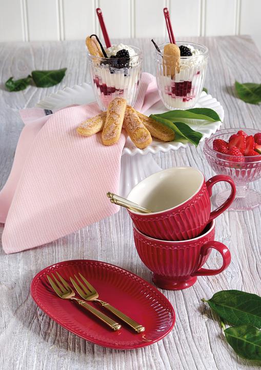 Actual product image Greengate Alice breakfast set red 12 pcs (12 Piece)