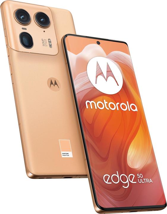 Immagine prodotto Motorola Edge 50 Ultra (1000 GB, Peach Fuzz, 6.67", Doppia SIM, 64 Mpx, 5G)