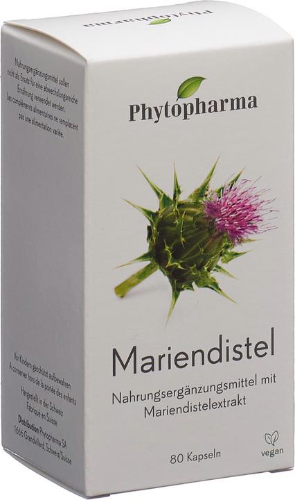 Produktbild Phytopharma Mariendistel (80 Stück, Kapseln, 78 g)