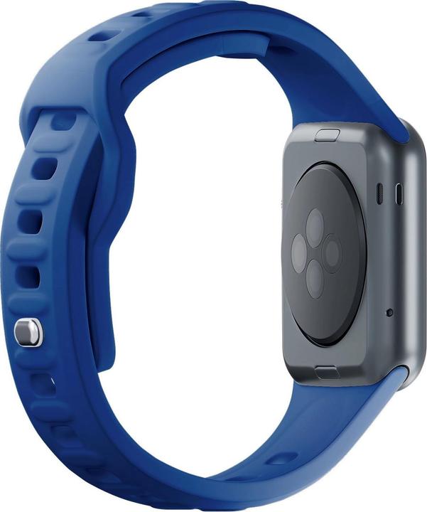 Image du produit 3MK Silicone Watch Strap Niebieski/Blue dla Apple Watch 42/44/45/49mm (Silicone, Acier inoxydable, 3, 4, 9, Extrémiste)