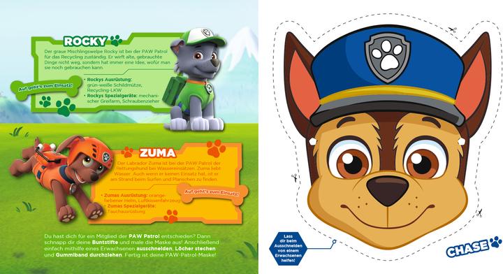 Immagine prodotto Panini PAW Patrol: Mein Maskenbuch (Tedesco, Nicole Hoffart., Eva-Regine Rauch, 2018)