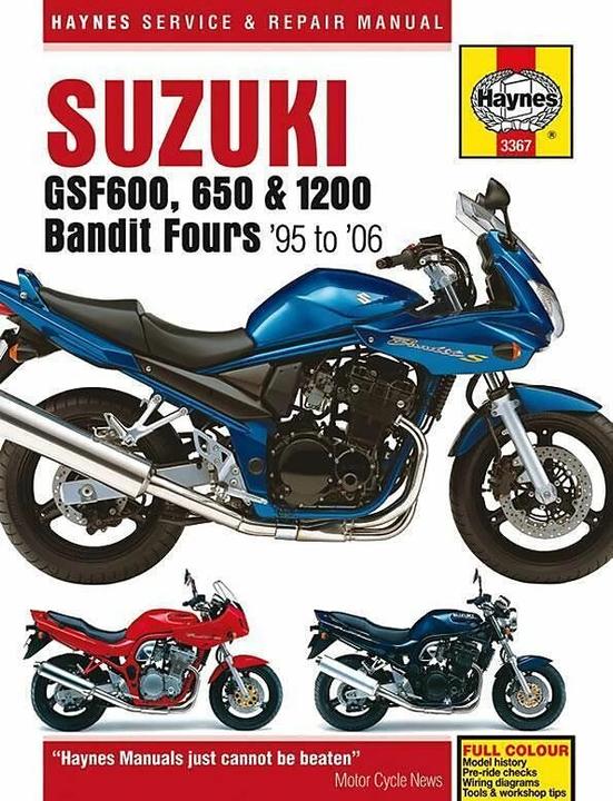 Immagine prodotto Suzuki GSF600, 650 & 1200 Bandit Fours (95 - 06) Haynes Repair Manual (Inglese, Pubblicazione di Haynes, 2015)