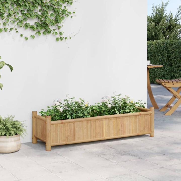 Image du produit VidaXL Bac à plantes surélevé Bac à plantes potager Bac à fleurs Jardin Bambou