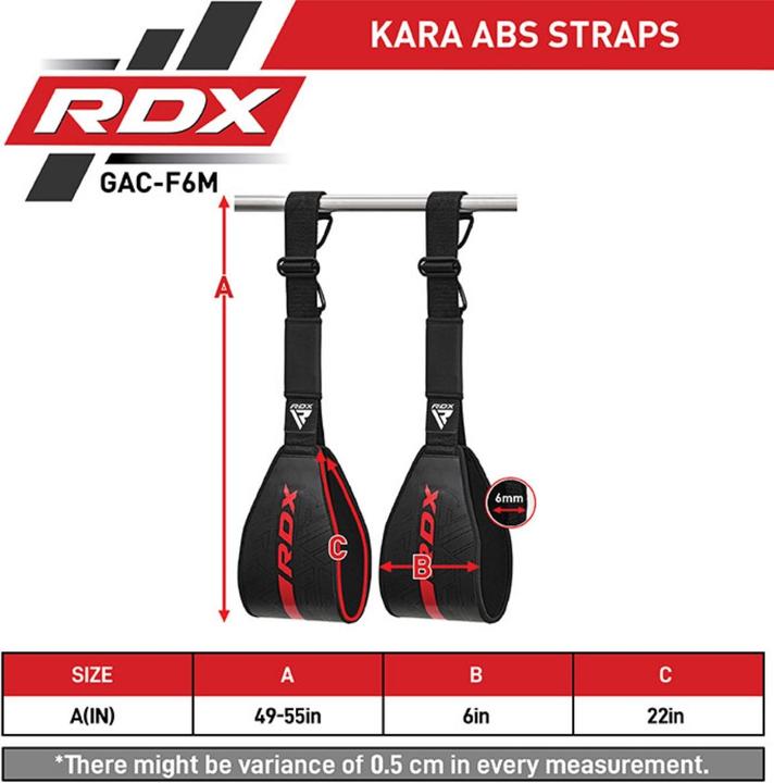 Actual product image Rdx Gym Abs Strap F6 Matte Pink