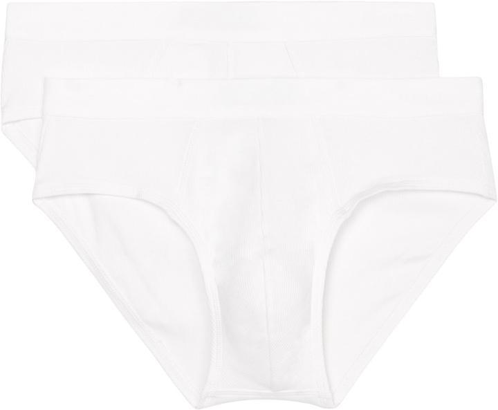 Actual product image Marc O'Polo 2 Pack Iconic Rib Organic Cotton Briefs / Underpants (L, pack of 2)
