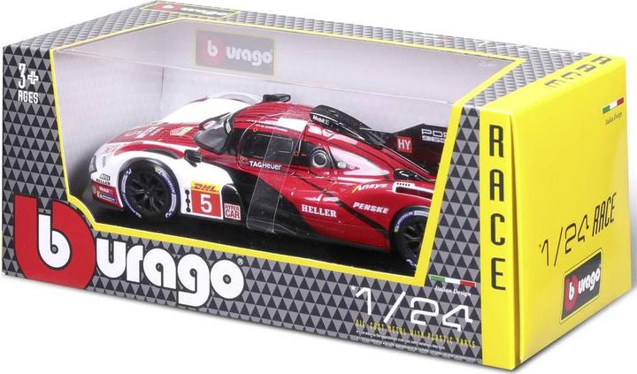 Actual product image Bburago Porsche 963 LeMans '23 #5 1:24 scale model car
