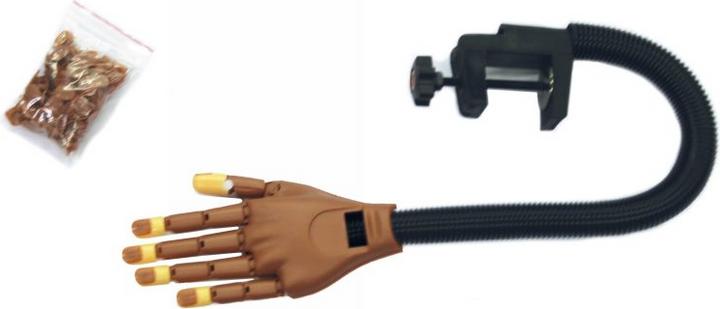 Produktbild You Nails Nail Trainer - Übungshand (Kunstnägel, Braun)