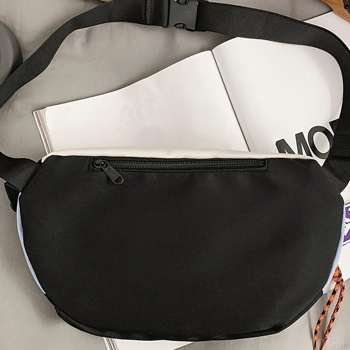 Produktbild Only-Bags.Store Lässige Brusttasche mit Anhänger, Street Style Umhängetasche Crossbody Bags, multifunktionale Hip
