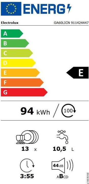 Energie-Label Electrolux GA60LICN