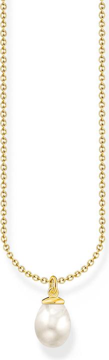 Actual product image Thomas Sabo Gold-plated necklace with pearl pendant (925 silver, 38 - 45 cm)