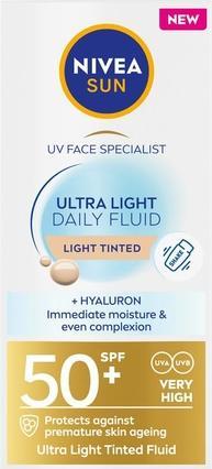 Produktbild NIVEA Daily Fluid Light Tinted SPF 50+ (SPF 50+, 40 ml)
