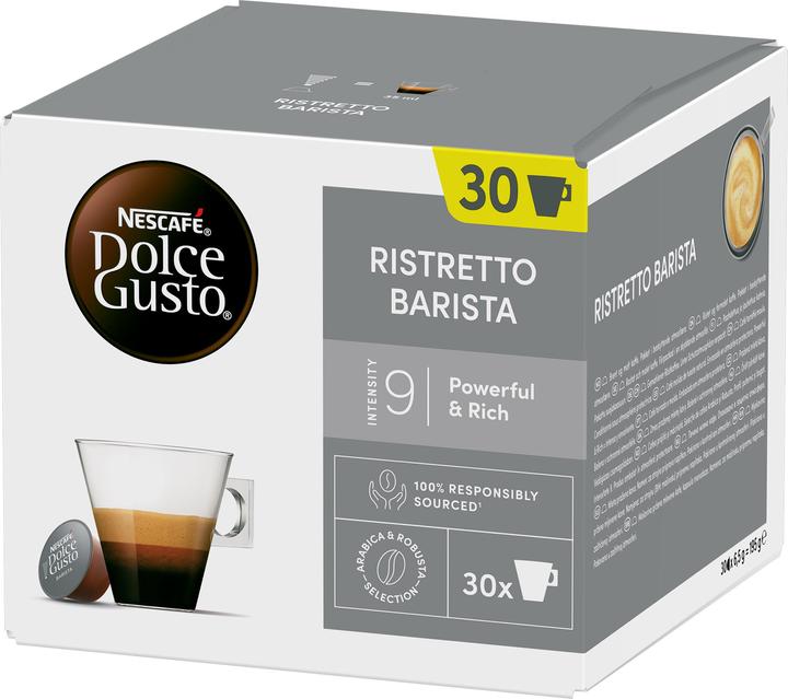 Actual product image Nescafé Dolce Gusto Coffee Capsules Dolce Gusto Ristretto Barista 30 Capsules (30 x Port.)
