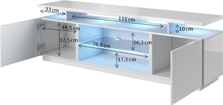 Actual product image Cama RTV-Schrank EVA (180 x 40 x 56 cm)
