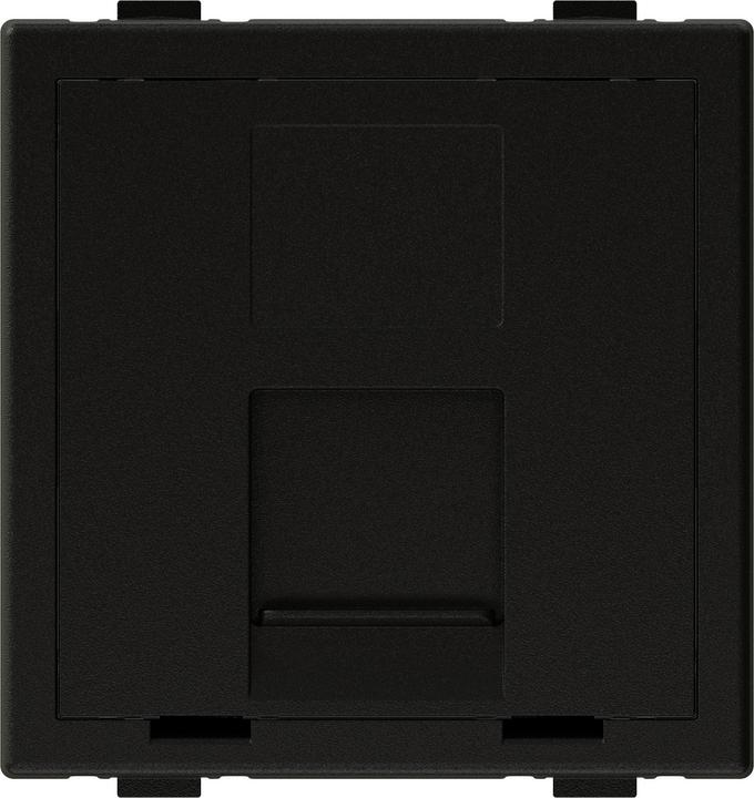 Produktbild IB Connect Multimedia-Zubehör 45x45 anthrazit Abdeckung für 1x RJ45 (0.05 m)