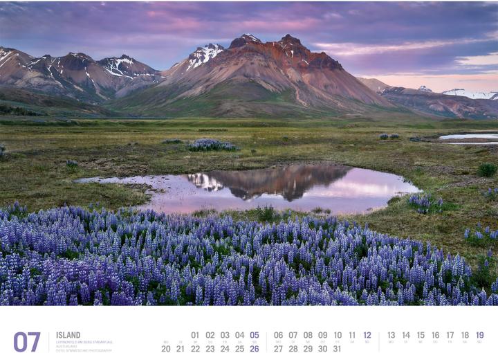 Immagine prodotto Island - Unterwegs zwischen Gletschern und Geysiren Kalender 2026 (54 x 42 cm, Copertina rigida, Tedesco)