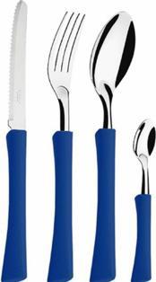 Actual product image Di Solle Inova Azure Blue 26-piece cutlery set (26 Piece, Cutlery set)
