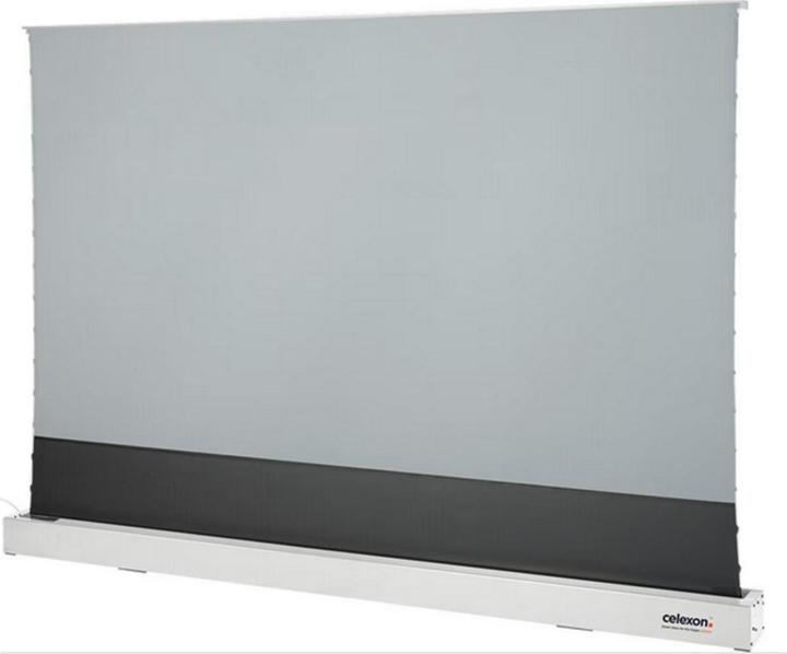 Produktbild Celexon CLR HomeCinema UST elektrische Boden-Leinwand 110 243x137cm weiss (16:9)