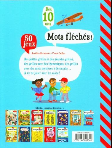 Actual product image Mots fléchés! : 50 jeux, dès 10 ans (French, Kermarrec Aurélien, 2022)