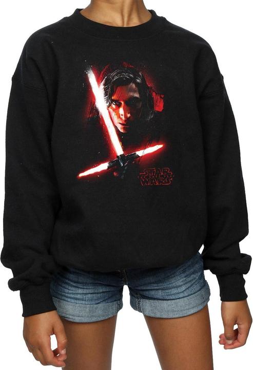 Image du produit Star Wars - Sweat THE LAST JEDI KYLO REN BRUSHED - Fille (140, 146)
