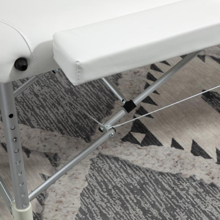 Image du produit Homcom Table de massage avec cadre léger en aluminium, pliable et rembourrée