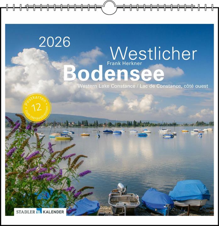 Produktbild Westlicher Bodensee 2026 (17 x 17 cm, Deutsch)
