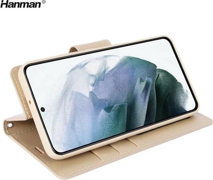 Image du produit Hanman Samsung Galaxy A52s 5G (2021) / A52 4G/5G (2021) - Étui à charnière en métal avec 3 fentes pour (Samsung Galaxy A52, Samsung Galaxy A52 5G, Samsung Galaxy A52s 5G)