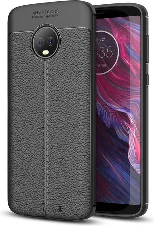 Produktbild Screenguard Motorola Moto G6 Plus Hülle Leather Design TPU Cover (Motorola Moto G6 Plus)
