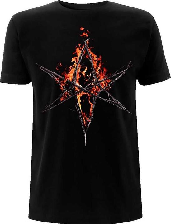 Immagine prodotto Bring Me The Horizon Maglietta unisex per adulti Flaming Hex (M)