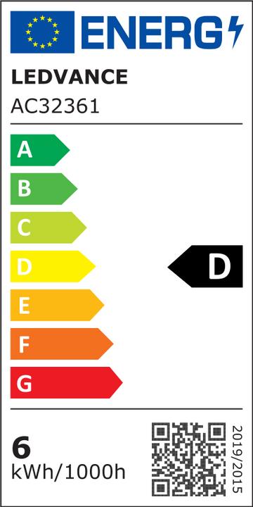 Energy Label Osram Star Classic B (E14, 6 W, 806 lm, 1 x, D)