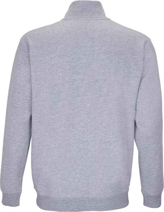 Actual product image Sols Unisex Adult Conrad Marl Quarter Zip Sweatshirt (M)