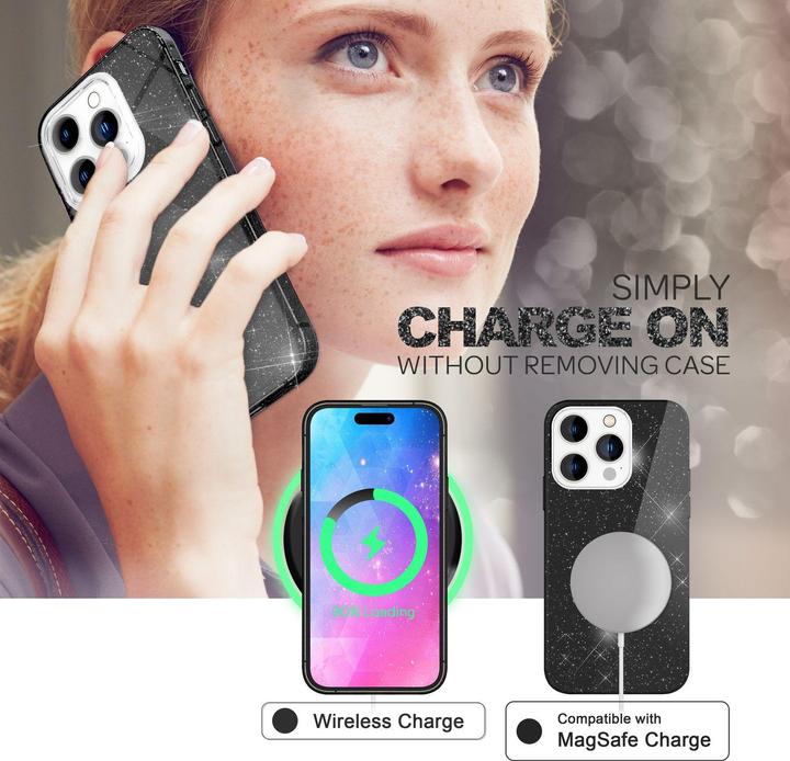 Immagine prodotto Nalia Copertina glitterata (Apple iPhone 14 Pro)