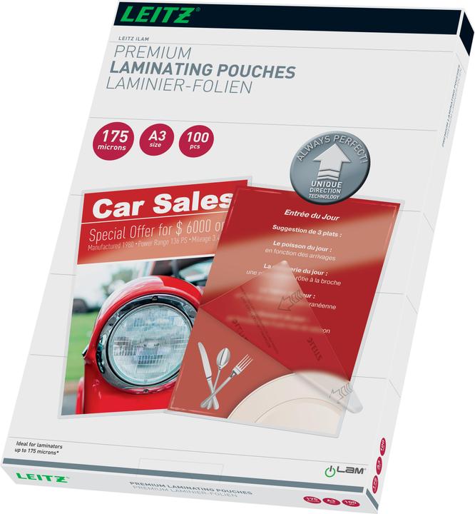 Produktbild Leitz Laminierfolie (A3, 100 Stück, 175 µm)