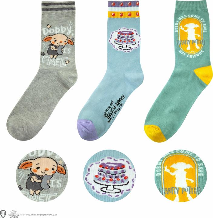 Produktbild Cinereplicas Dobby Socks (3er Pack, 40)
