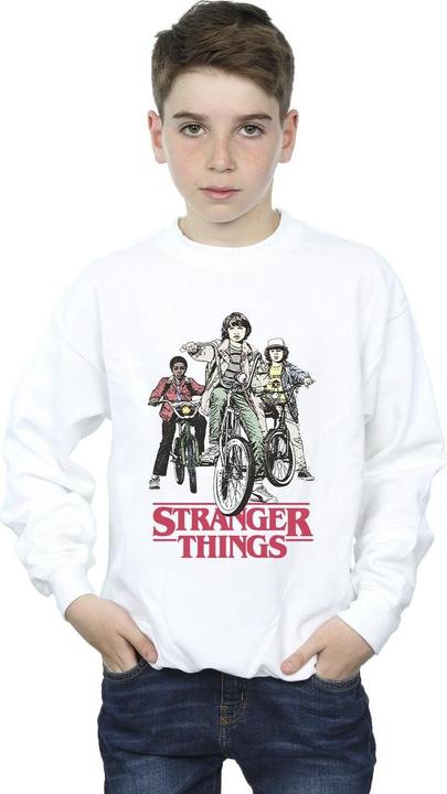 Immagine prodotto Netflix Stranger Things Retro Bikers Felpa Ragazzi (140, 146)