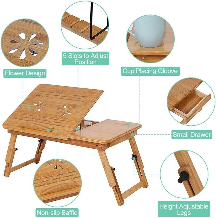 Image du produit Ejoyous Table pour ordinateur portable