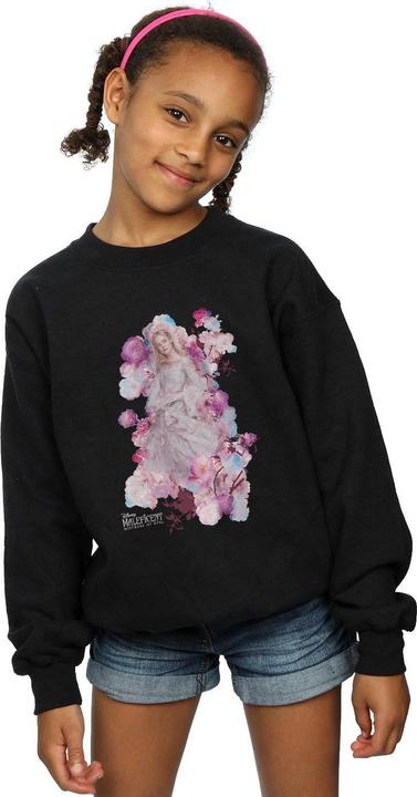 Actual product image Disney Girls Maleficent Mistress Of Evil Aurora Rose Bush Sweatshirt (152, 158)