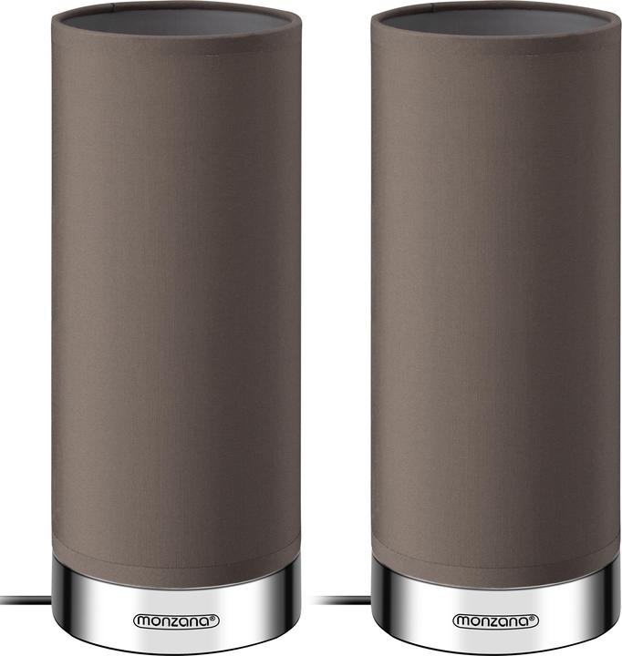 Taupe & chrome