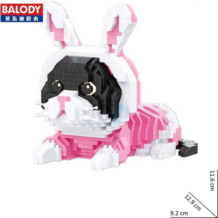 Immagine prodotto Balody 18404 - Gatto con Costume Coniglietto (967 pezzi)