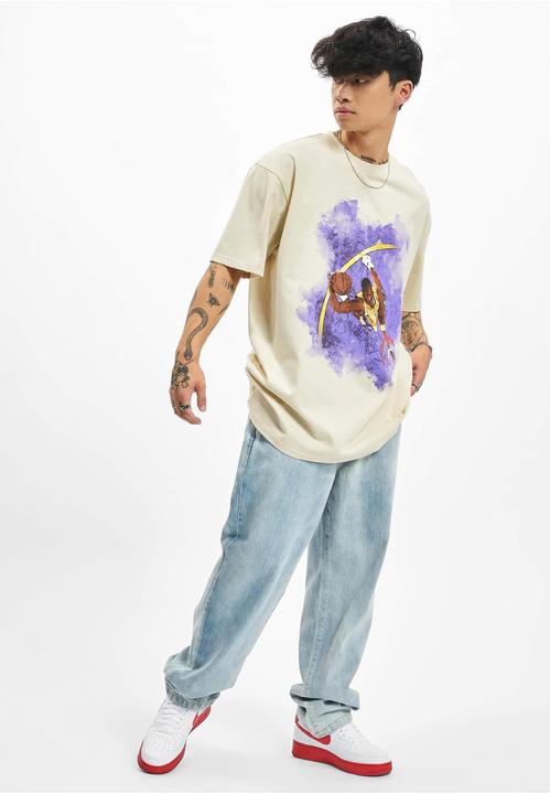 Actual product image Mister Tee Basketball Clouds 2.0 Oversize Tee - 12629 (L)