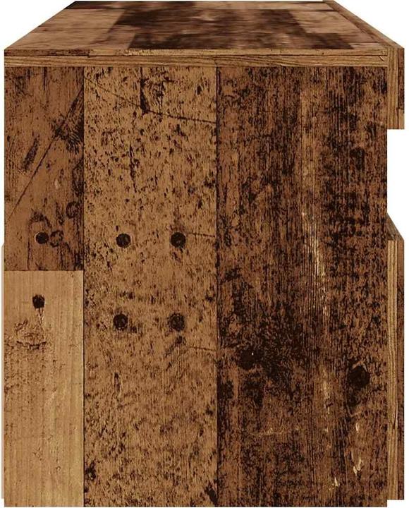 Immagine prodotto VidaXL TV Schrank Lowboard Fernsehschrank Fernsehtisch mit LED Altholz-Optik (120 x 35 x 40 cm)