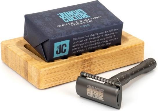 Produktbild Jungle Culture - Holzkohle & schwarzer Pfeffer Rasierseife (Rasierseife)