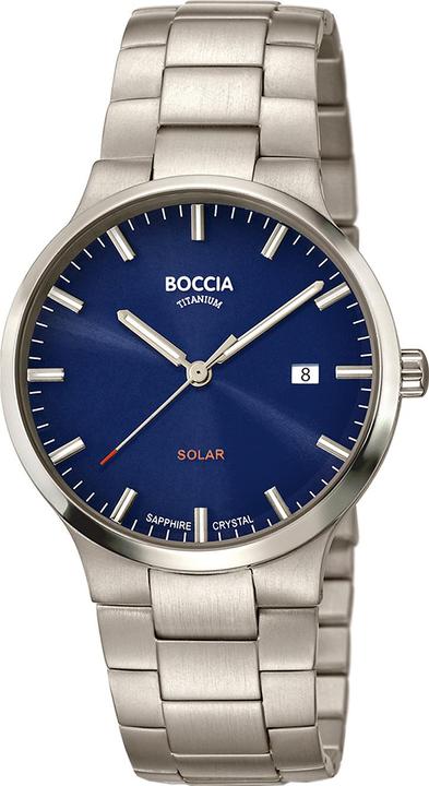 Actual product image Boccia 3652-02 Men's Watch Solar Titanium 39mm 5ATM (Analogue wristwatch, 39 mm)