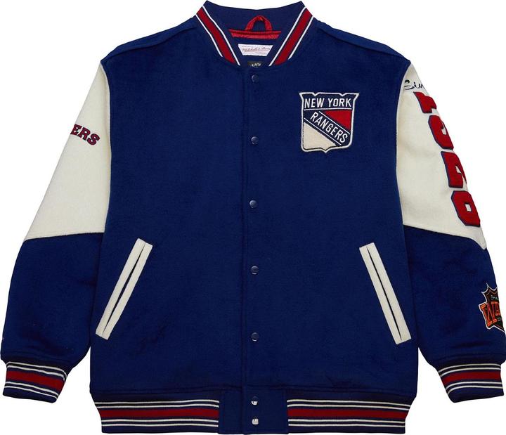 Produktbild Mitchell & Ness M&N Vintage Varsity Wool Jacke - NHL New York Rangers - XXL (XXL)