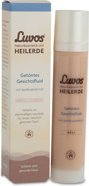 Actual product image Luvos Tinted face fluid light natural cosmetics with healing clay (50 ml, Tinted Day Cream)