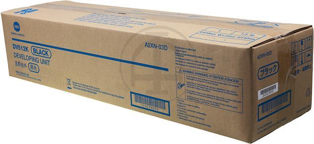 Actual product image Konica Minolta DV-512K Developer K 1 unit. Yield approx.