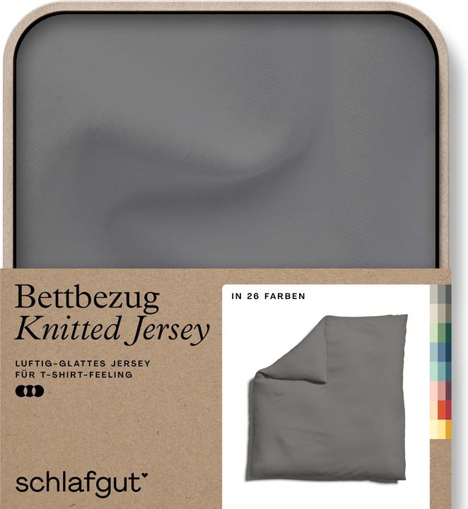 Immagine prodotto schlafgut Knitted Jersey (Copripiumino, 240 x 220 cm)