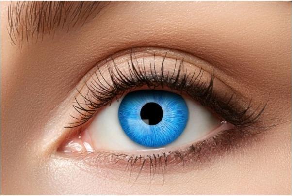 Image du produit Lentilles de contact 1-ton azur (Bleu)